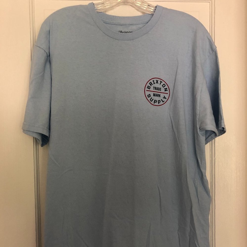 Men's Brixton Blue T-shirt - L